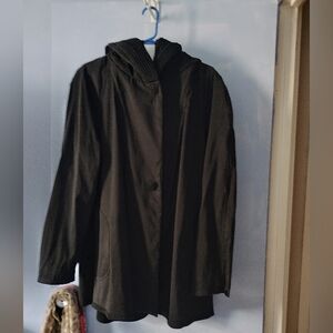 MYCRA PAC Classic Black Donatella Short Coat M/L